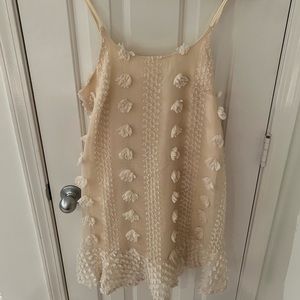 Simplee Cream Dress